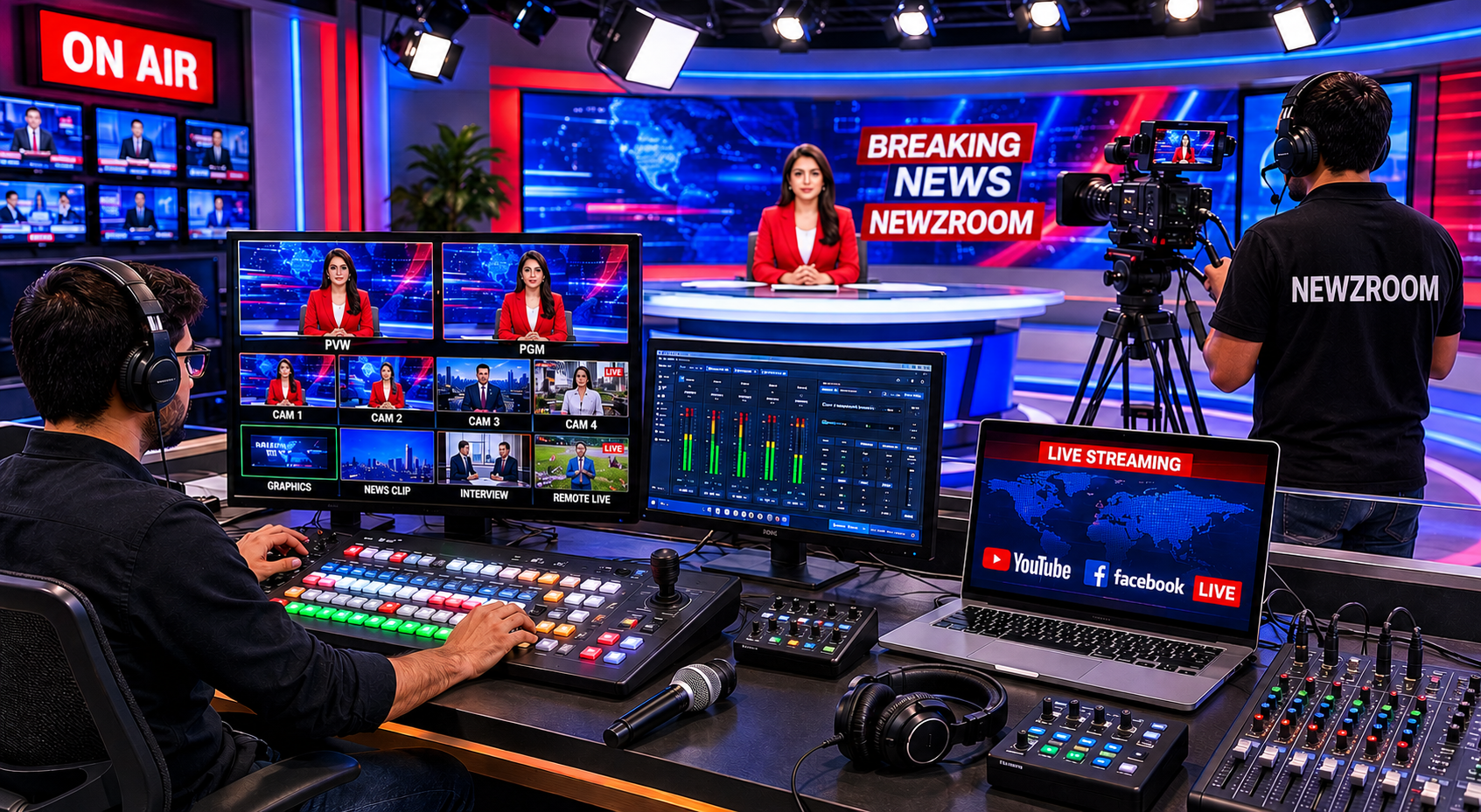 News Media Telecast Solution